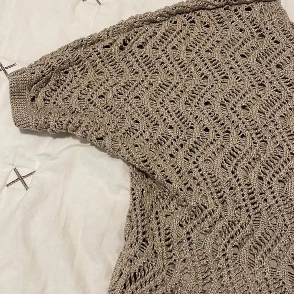 Dana Buchman L knit sweater with tank liner - Picture 6 of 6